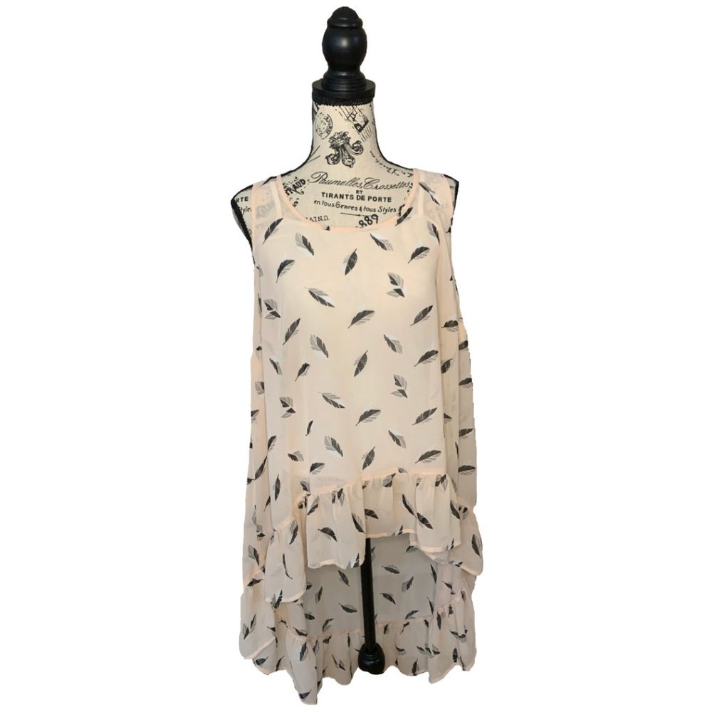 Sheer Light Pink Torrid Tank-top